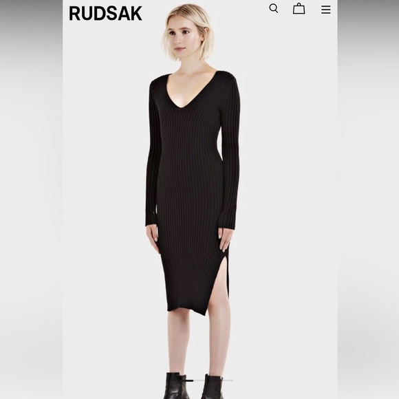 Rudsak Black Sisma dress.  NWT - Picture 1 of 11